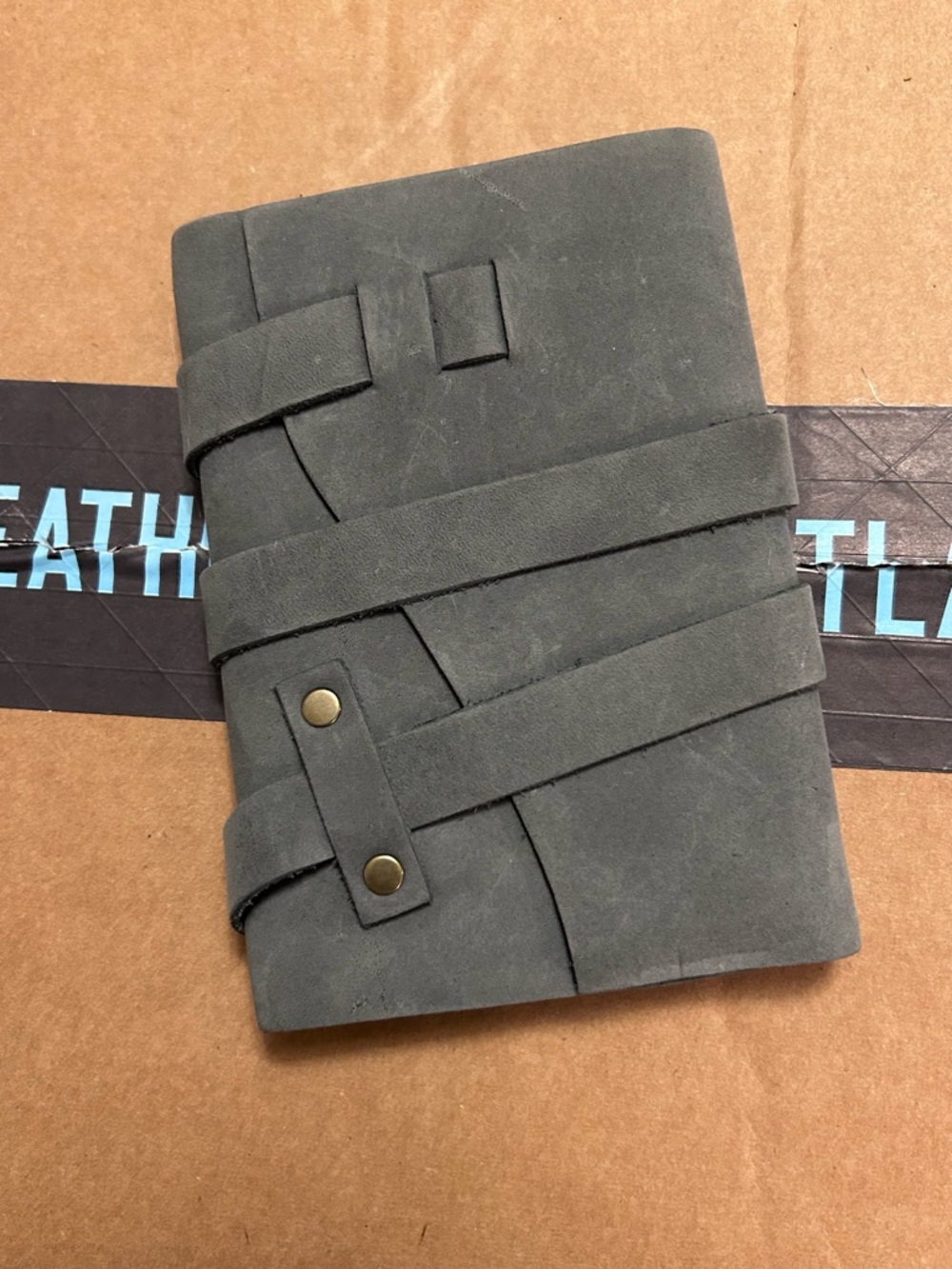 Portland Leather Goods STORM Wrap Journal Small NEW 88 Page Refillable PLG notes